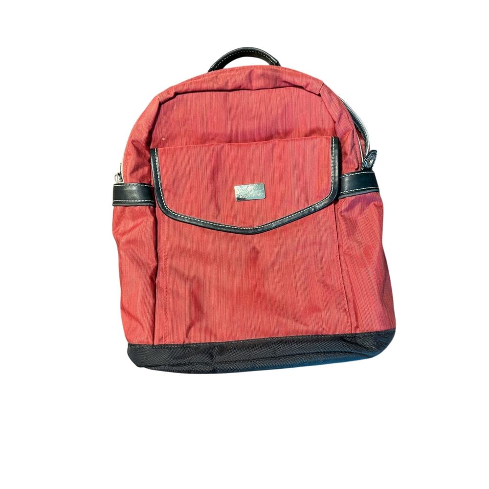 Women's Red Everyday Backpack with Black Trim